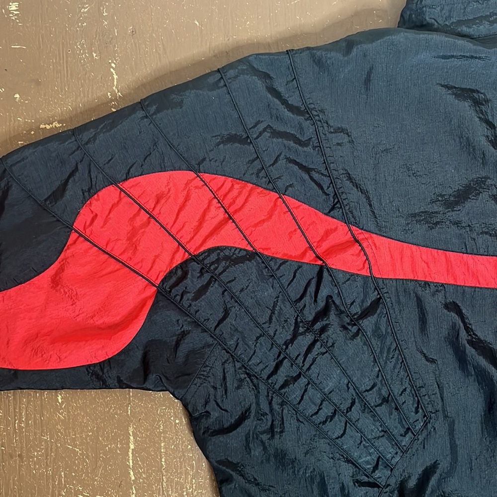 Vintage 90's Nike Air jordan flight jacket windbreaker 3XL - Picture 7 of 9